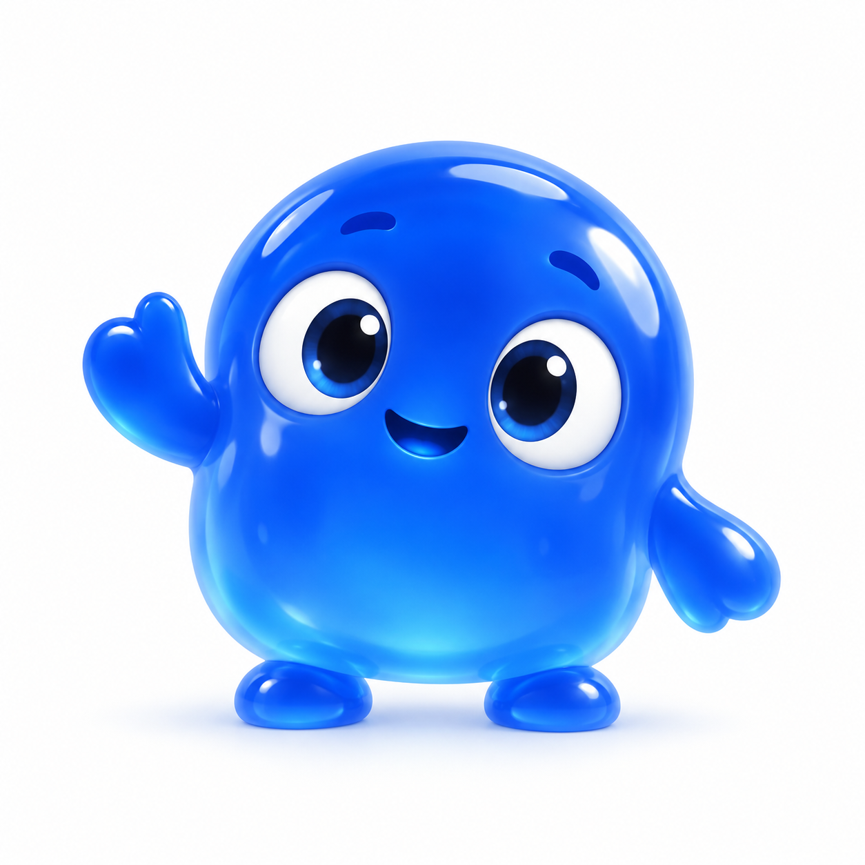 Mimo, your cheerful blue website-building companion